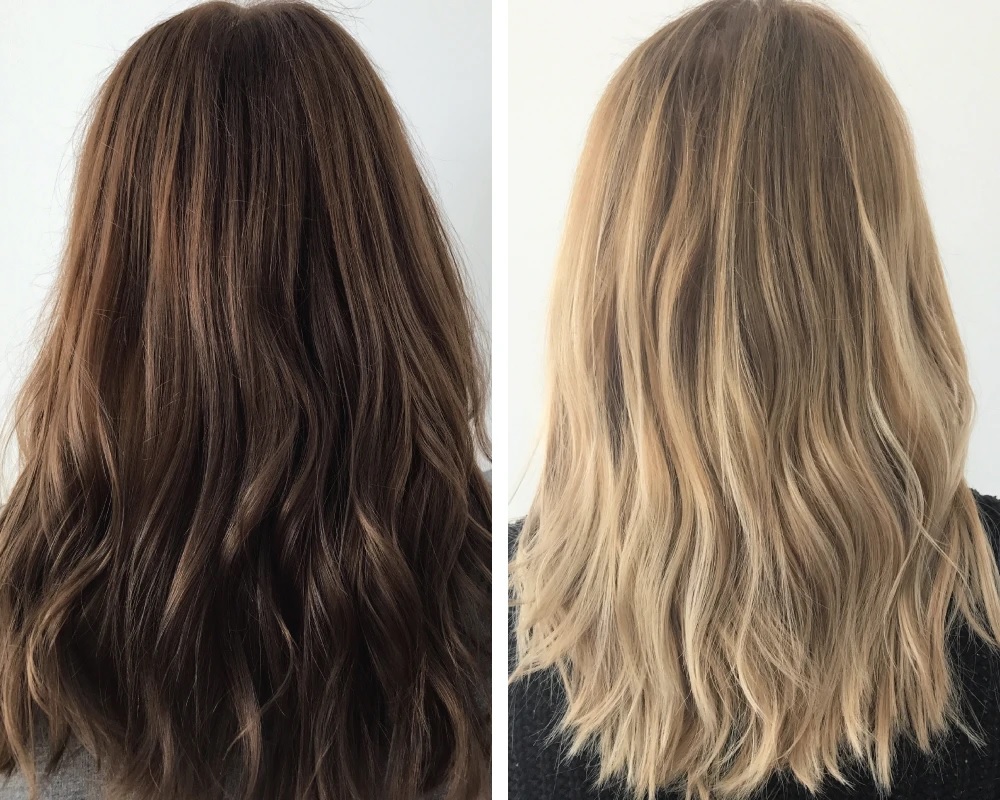 7. The benefits of adding dark chunks to blonde hair - wide 7